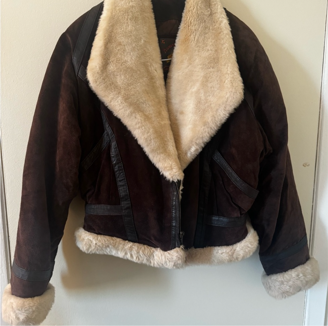 Leather coat